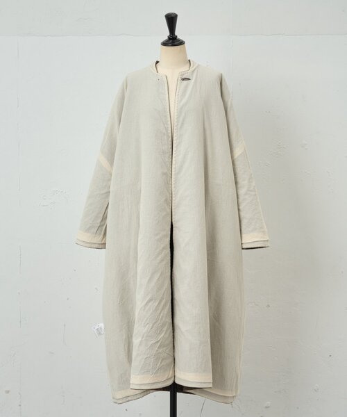 LIVETART(リヴェタート)の「《KHADI&CO》ショールカラーロングコート(その他アウター・レディース・ホワイト・MEDIUM)」の22枚目の写真