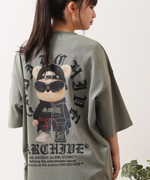 【2ND ARCHIVE】CAPベア オーバーサイズ リフレクター 半袖Tシャツ / ビッグシルエット / ユニセックス