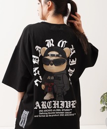 【2ND ARCHIVE】CAPベア オーバーサイズ リフレクター 半袖Tシャツ / ビッグシルエット / ユニセックス