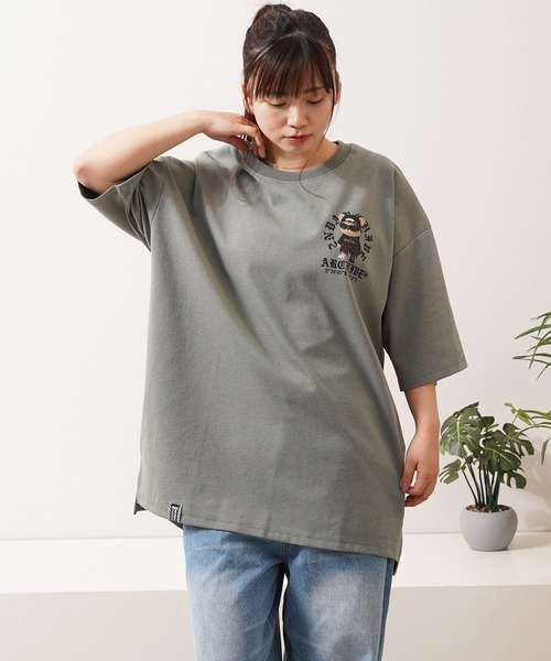 1111clothing(ワンフォークロージング)の「【2ND ARCHIVE】CAPベア オーバーサイズ リフレクター 半袖Tシャツ / ビッグシルエット / ユニセックス(Tシャツ/カットソー・メンズ・ホワイト/ブラック/カーキ・FREE)」の21枚目の写真