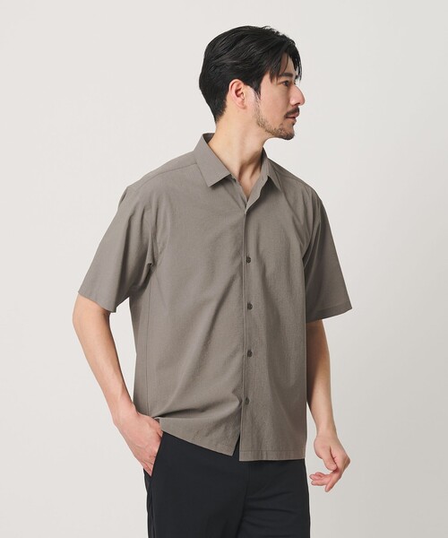 BEAUTY&YOUTH UNITED ARROWS（ビューティーアンドユースユナイテッドアローズ）の「【WEB限定 WARDROBE SMART】サマーファンクション シャツ【吸水速乾】（シャツ/ブラウス・メンズ・ブラック/ダークグレー/オリーブ・S/M/L/XL）」の3枚目の写真