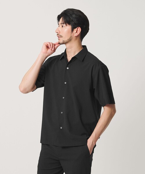 BEAUTY&YOUTH UNITED ARROWS（ビューティーアンドユースユナイテッドアローズ）の「【WEB限定 WARDROBE SMART】サマーファンクション シャツ【吸水速乾】（シャツ/ブラウス・メンズ・ブラック/ダークグレー/オリーブ・S/M/L/XL）」の4枚目の写真