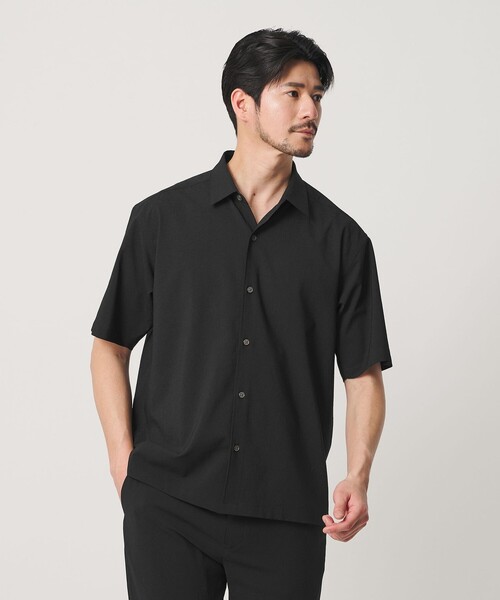 BEAUTY&YOUTH UNITED ARROWS（ビューティーアンドユースユナイテッドアローズ）の「【WEB限定 WARDROBE SMART】サマーファンクション シャツ【吸水速乾】（シャツ/ブラウス・メンズ・ブラック/ダークグレー/オリーブ・S/M/L/XL）」の7枚目の写真