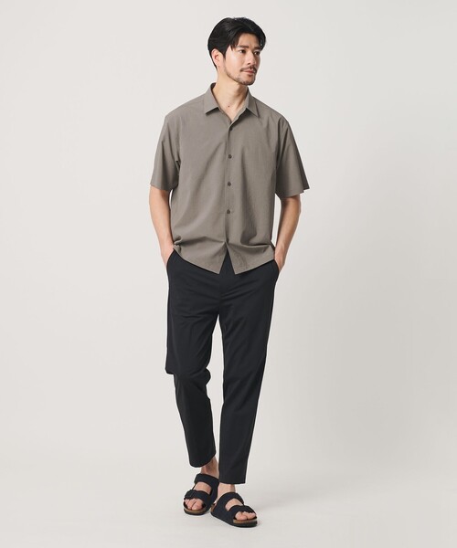 BEAUTY&YOUTH UNITED ARROWS（ビューティーアンドユースユナイテッドアローズ）の「【WEB限定 WARDROBE SMART】サマーファンクション シャツ【吸水速乾】（シャツ/ブラウス・メンズ・ブラック/ダークグレー/オリーブ・S/M/L/XL）」の8枚目の写真