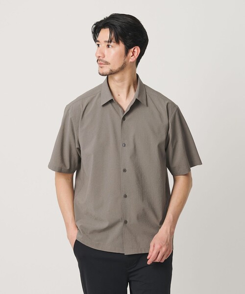 BEAUTY&YOUTH UNITED ARROWS（ビューティーアンドユースユナイテッドアローズ）の「【WEB限定 WARDROBE SMART】サマーファンクション シャツ【吸水速乾】（シャツ/ブラウス・メンズ・ブラック/ダークグレー/オリーブ・S/M/L/XL）」の9枚目の写真