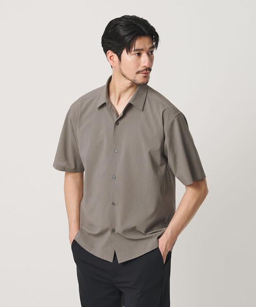 BEAUTY&YOUTH UNITED ARROWS（ビューティーアンドユースユナイテッドアローズ）の「【WEB限定 WARDROBE SMART】サマーファンクション シャツ【吸水速乾】（シャツ/ブラウス・メンズ・ブラック/ダークグレー/オリーブ・S/M/L/XL）」の10枚目の写真