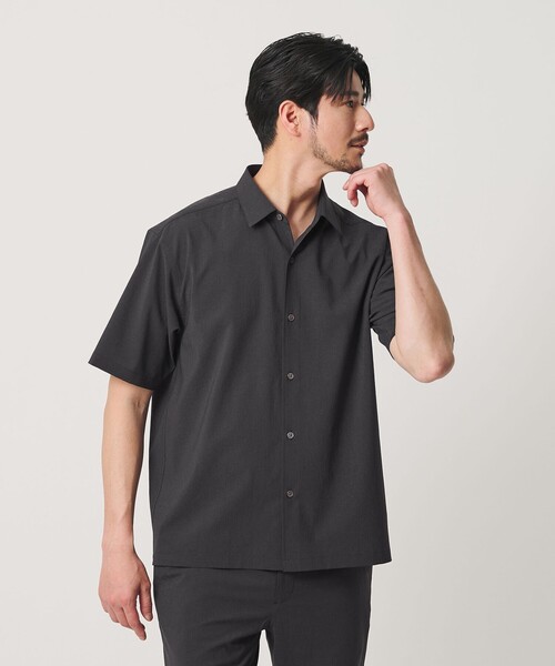 BEAUTY&YOUTH UNITED ARROWS（ビューティーアンドユースユナイテッドアローズ）の「【WEB限定 WARDROBE SMART】サマーファンクション シャツ【吸水速乾】（シャツ/ブラウス・メンズ・ブラック/ダークグレー/オリーブ・S/M/L/XL）」の14枚目の写真