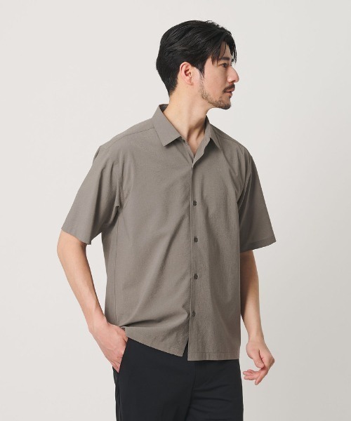 BEAUTY&YOUTH UNITED ARROWS（ビューティーアンドユースユナイテッドアローズ）の「【WEB限定 WARDROBE SMART】サマーファンクション シャツ【吸水速乾】（シャツ/ブラウス・メンズ・ブラック/ダークグレー/オリーブ・S/M/L/XL）」の3枚目の写真