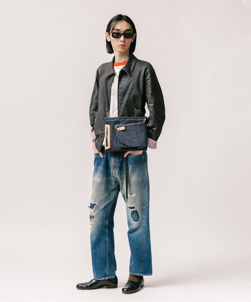 master-piece（マスターピース）の「【master-piece /マスターピース】 FULLCOUNT x master-piece Collaboration Series サコッシュ（ショルダーバッグ・メンズ・インディゴブルー・FREE）」の9枚目の写真