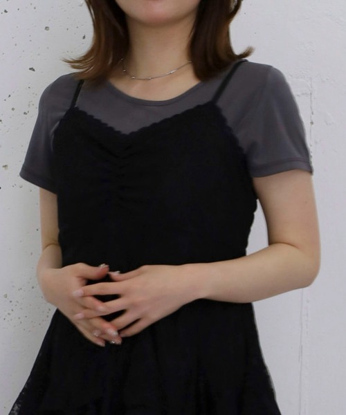 archives（アルシーヴ）の「シアービンテージチビＴ（Tシャツ/カットソー・レディース・オフホワイト/チャコールグレー/ブラウン・MEDIUM）」の18枚目の写真