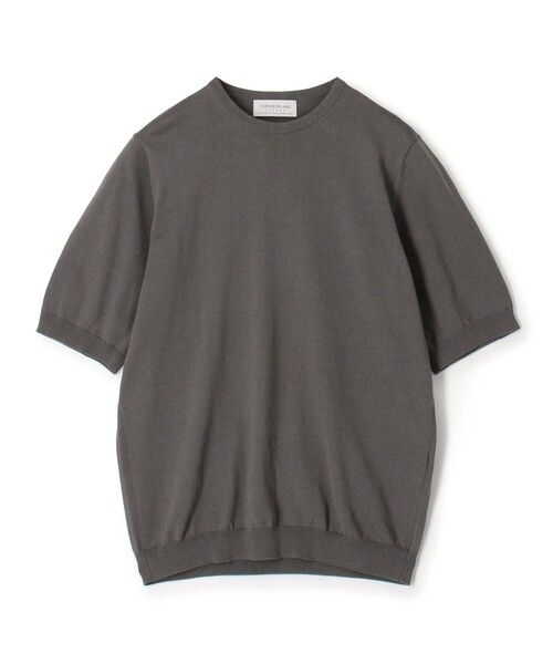 TOMORROWLAND (トゥモローランド)の「TOMORROWLAND tricot シルクコットン クルーネック半袖ニット SESIA(ニット/セーター・メンズ・オレンジ/ネイビー/チャコールグレー/ブラック/ライトグレー/グリーン・S/M/L/XL)」の3枚目の写真