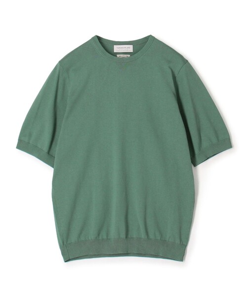 TOMORROWLAND (トゥモローランド)の「TOMORROWLAND tricot シルクコットン クルーネック半袖ニット SESIA(ニット/セーター・メンズ・オレンジ/ネイビー/チャコールグレー/ブラック/ライトグレー/グリーン・S/M/L/XL)」の5枚目の写真