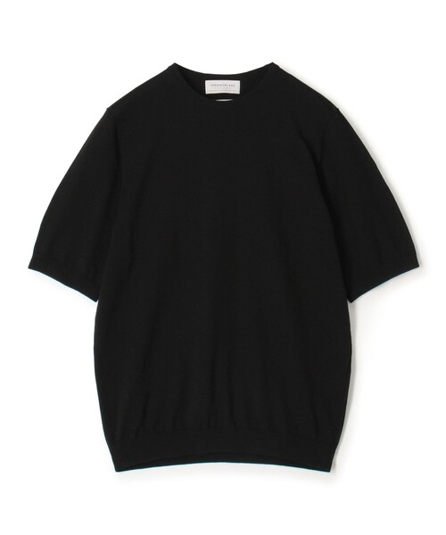 TOMORROWLAND (トゥモローランド)の「TOMORROWLAND tricot シルクコットン クルーネック半袖ニット SESIA(ニット/セーター・メンズ・オレンジ/ネイビー/チャコールグレー/ブラック/ライトグレー/グリーン・S/M/L/XL)」の2枚目の写真