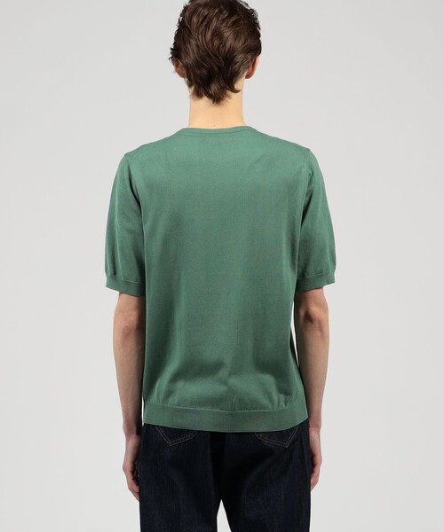 TOMORROWLAND (トゥモローランド)の「TOMORROWLAND tricot シルクコットン クルーネック半袖ニット SESIA(ニット/セーター・メンズ・オレンジ/ネイビー/チャコールグレー/ブラック/ライトグレー/グリーン・S/M/L/XL)」の16枚目の写真