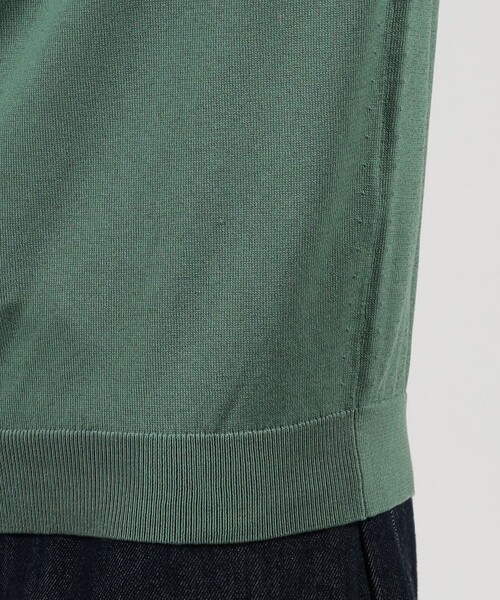 TOMORROWLAND (トゥモローランド)の「TOMORROWLAND tricot シルクコットン クルーネック半袖ニット SESIA(ニット/セーター・メンズ・オレンジ/ネイビー/チャコールグレー/ブラック/ライトグレー/グリーン・S/M/L/XL)」の13枚目の写真