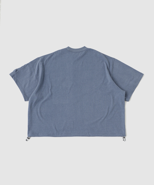 is-ness(イズネス)の「is-ness / イズネス Arm Pocket Balloon T-Shirt(Tシャツ/カットソー・メンズ・ブラック/ブルー/グリーン系その他・MEDIUM/LARGE)」の4枚目の写真
