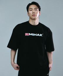 スポーツエンブレムオーバーサイズTシャツ(BLACK)