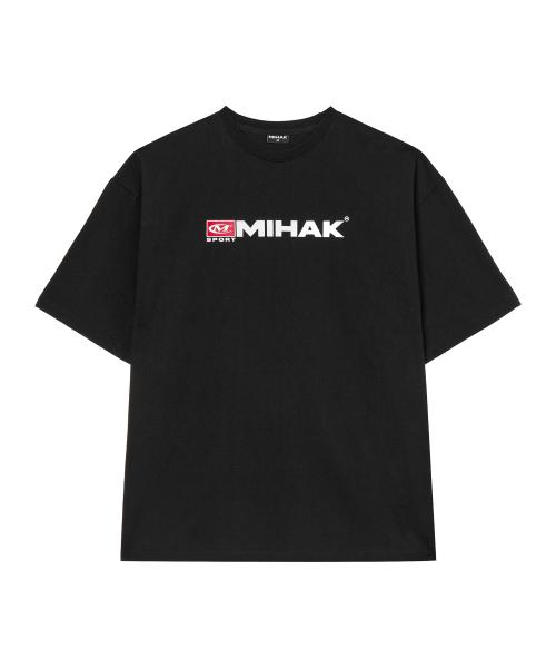 MIHAK(ミハク)の「スポーツエンブレムオーバーサイズTシャツ(BLACK)(Tシャツ/カットソー・メンズ・その他・1/2/3)」の6枚目の写真