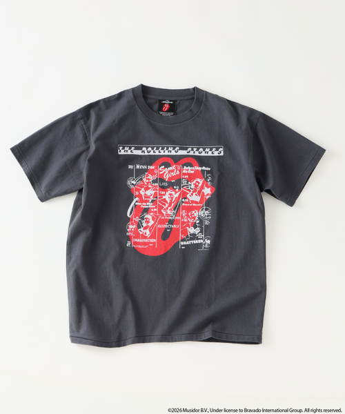 ローリングストーンズ 別注 ヴィンテージ加工 プリントTシャツ（T
