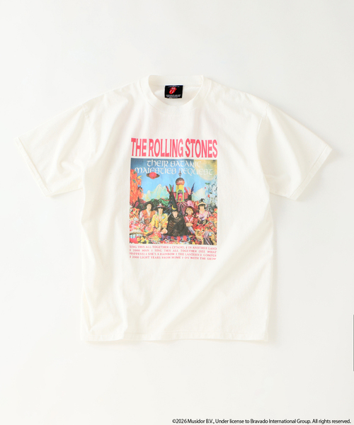 JOURNAL STANDARD relume(ジャーナルスタンダード レリューム)の「ローリングストーンズ 別注 ヴィンテージ加工 プリントTシャツ(Tシャツ/カットソー・メンズ・ブラック系その他/グレー/ライトイエロー/ブラック/ホワイト・MEDIUM/LARGE)」の2枚目の写真
