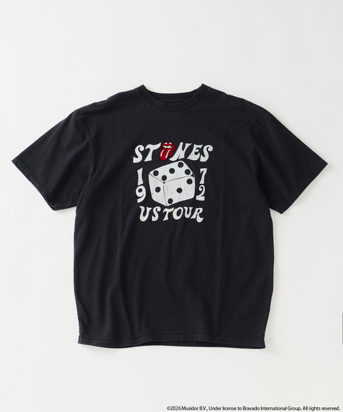 ローリングストーンズ 別注 ヴィンテージ加工 プリントTシャツ（T