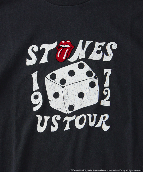 JOURNAL STANDARD relume(ジャーナルスタンダード レリューム)の「ローリングストーンズ 別注 ヴィンテージ加工 プリントTシャツ(Tシャツ/カットソー・メンズ・ブラック系その他/グレー/ライトイエロー/ブラック/ホワイト・MEDIUM/LARGE)」の8枚目の写真