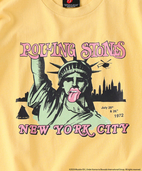 JOURNAL STANDARD relume(ジャーナルスタンダード レリューム)の「ローリングストーンズ 別注 ヴィンテージ加工 プリントTシャツ(Tシャツ/カットソー・メンズ・ブラック系その他/グレー/ライトイエロー/ブラック/ホワイト・MEDIUM/LARGE)」の12枚目の写真