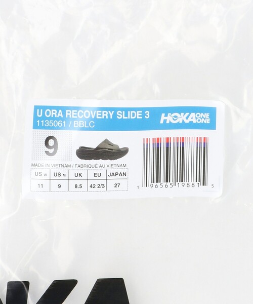 HOKA(ホカ)の「<HOKA>オラ リカバリー スライド 3 サンダル(サンダル・メンズ・ブラック・27cm/26cm/25cm/29cm/28cm)」の12枚目の写真
