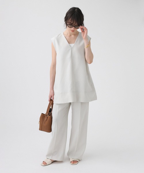 BABYLONE(バビロン)の「スラブオックスパンツ(スラックス・レディース・アイボリー/ブラック/イエロー・36inch/38inch)」の22枚目の写真