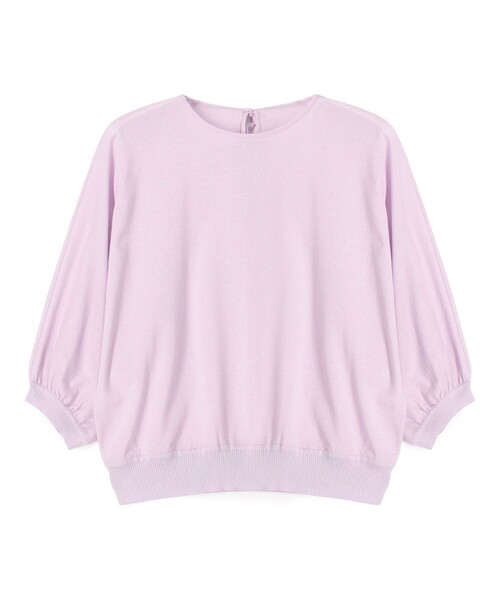 BALLSEY(ボールジィ)の「ドライバランサー ドルマンスリーブプルオーバー(Tシャツ/カットソー・レディース・ホワイト/ブラック/ライトパープル・S)」の1枚目の写真