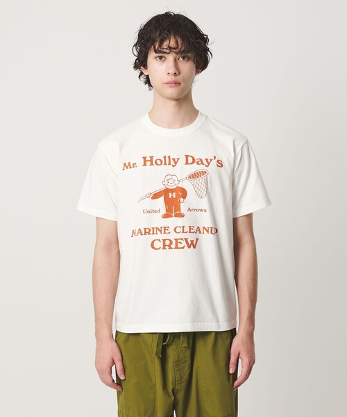 別注】＜HOLIDAY BOILEAU＞ クリーンアップ プリント Tシャツ（Tシャツ