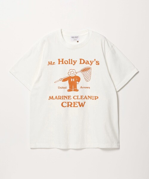 UNITED ARROWS（ユナイテッドアローズ）の「【別注】＜HOLIDAY BOILEAU＞ クリーンアップ プリント Tシャツ（Tシャツ/カットソー・メンズ・オフホワイト・M/XL/L）」の7枚目の写真
