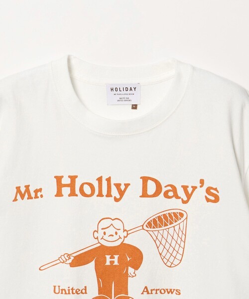 UNITED ARROWS（ユナイテッドアローズ）の「【別注】＜HOLIDAY BOILEAU＞ クリーンアップ プリント Tシャツ（Tシャツ/カットソー・メンズ・オフホワイト・M/XL/L）」の5枚目の写真