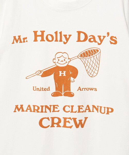 UNITED ARROWS（ユナイテッドアローズ）の「【別注】＜HOLIDAY BOILEAU＞ クリーンアップ プリント Tシャツ（Tシャツ/カットソー・メンズ・オフホワイト・M/XL/L）」の3枚目の写真