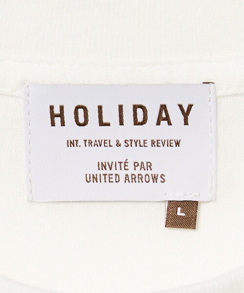 UNITED ARROWS（ユナイテッドアローズ）の「【別注】＜HOLIDAY BOILEAU＞ クリーンアップ プリント Tシャツ（Tシャツ/カットソー・メンズ・オフホワイト・M/XL/L）」の2枚目の写真