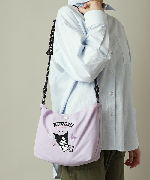 unify(ユニファイ)の「【unify × Sanrio characters(サンリオキャラクターズ) 】軽撥水 ショルダーバッグ ハンドバッグ SUPK-02(ショルダーバッグ・レディース・サックスブルー/ブラック/ラベンダー/ネイビー/ミント/ライトグレー・ONE SIZE)」の22枚目の写真