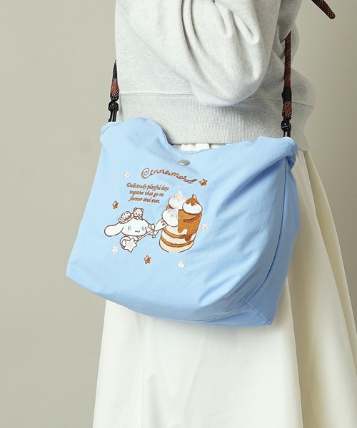 unify(ユニファイ)の「【unify × Sanrio characters(サンリオキャラクターズ) 】軽撥水 ショルダーバッグ ハンドバッグ SUPK-02(ショルダーバッグ・レディース・サックスブルー/ブラック/ラベンダー/ネイビー/ミント/ライトグレー・ONE SIZE)」の15枚目の写真