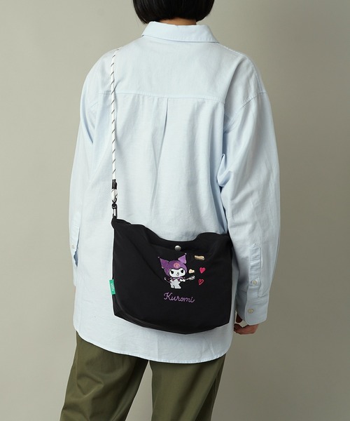 unify(ユニファイ)の「【unify × Sanrio characters(サンリオキャラクターズ) 】軽撥水 ショルダーバッグ ハンドバッグ SUPK-02(ショルダーバッグ・レディース・サックスブルー/ブラック/ラベンダー/ネイビー/ミント/ライトグレー・ONE SIZE)」の18枚目の写真