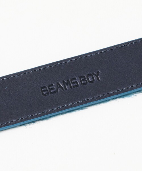 BEAMS BOY（ビームスボーイ）の「28mm ハラコ ベルト（ベルト・レディース・ロイヤルブルー/ブラック・ONE SIZE）」の9枚目の写真