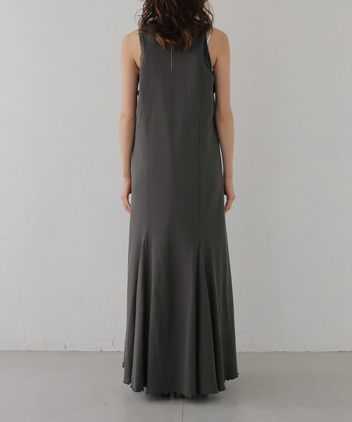 CLEIO（クレイオ）の「【CLEIO】リブテレコサロペットワンピース RIB TELECO SALOPETTE ONE-PIECE（ワンピース・レディース・ホワイト/チャコールグレー・SMALL/MEDIUM）」の21枚目の写真