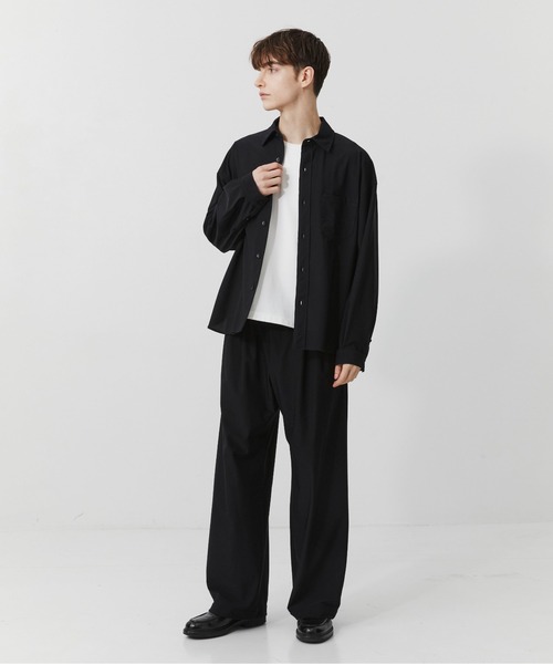 PUBLIC TOKYO(パブリックトウキョウ)の「Air tool lite セットアップ(シャツ/ブラウス・メンズ・ブラック/ダークグレー・2/1)」の18枚目の写真