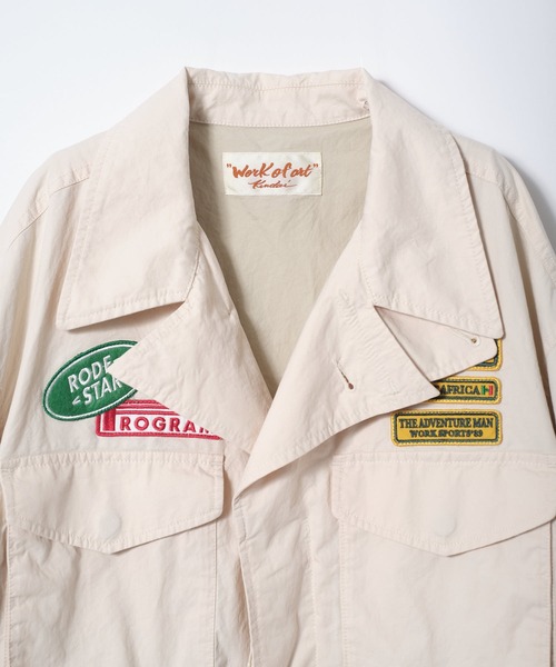 Work of Art Kendai（ワークオブアートケンダイ）の「【 Work of Art Kendai / ワークオブアート ケンダイ 】M43 MILITARY JACKET（ミリタリージャケット・メンズ・ベージュ・M/L/XL）」の5枚目の写真