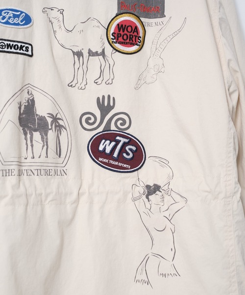 Work of Art Kendai（ワークオブアートケンダイ）の「【 Work of Art Kendai / ワークオブアート ケンダイ 】M43 MILITARY JACKET（ミリタリージャケット・メンズ・ベージュ・M/L/XL）」の10枚目の写真