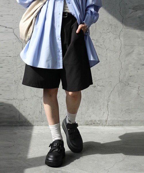 antiqua(アンティカ)の「厚底 スポーツサンダル(サンダル・レディース・ブラック・24inch/23inch/25inch)」の4枚目の写真