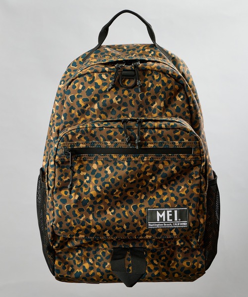 MEI(メイ)の「【MEI】MEI プリント バックパック M / リュック デイパック ヒョウ柄 総柄 / ユニセックス MEI-PRT-261001(バックパック/リュック・レディース・レオパード・FREE)」の1枚目の写真