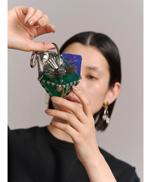 UN3D.(アンスリード)の「【52 BY HIKARUMATSUMURA×UN3D.】SABOTEN CHARM(キーホルダー・レディース・ターコイズブルー/ブルー・FREE)」の3枚目の写真