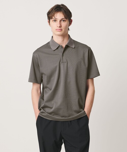 UNITED ARROWS（ユナイテッドアローズ）の「タック ジャージ ポロシャツ（ポロシャツ・メンズ・ダークグレー/コバルトブルー/ブラック・L/M/S/XL）」の4枚目の写真