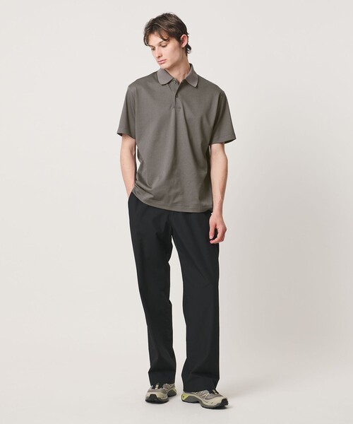UNITED ARROWS（ユナイテッドアローズ）の「タック ジャージ ポロシャツ（ポロシャツ・メンズ・ダークグレー/コバルトブルー/ブラック・L/M/S/XL）」の5枚目の写真