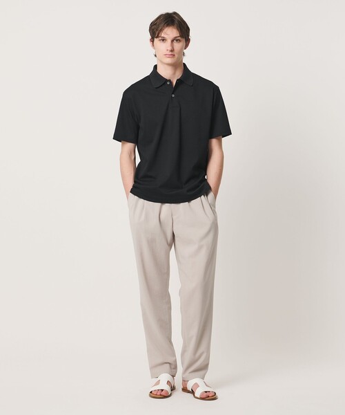 UNITED ARROWS（ユナイテッドアローズ）の「タック ジャージ ポロシャツ（ポロシャツ・メンズ・ダークグレー/コバルトブルー/ブラック・L/M/S/XL）」の7枚目の写真