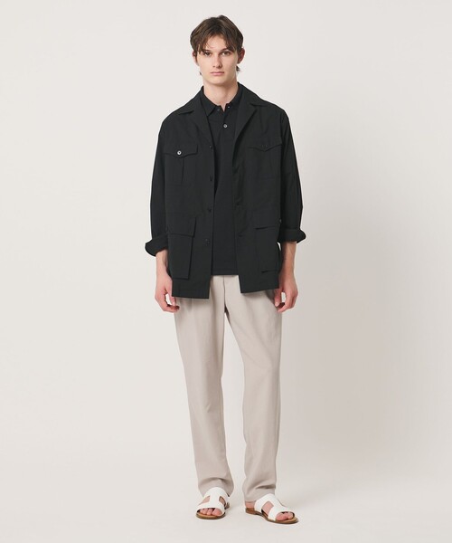 UNITED ARROWS（ユナイテッドアローズ）の「タック ジャージ ポロシャツ（ポロシャツ・メンズ・ダークグレー/コバルトブルー/ブラック・L/M/S/XL）」の8枚目の写真